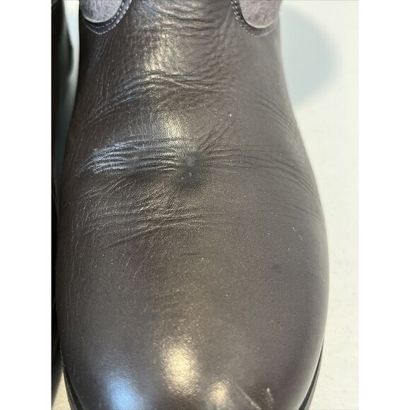 Women’s Patricia Green Collection Made In Spain Leather Gray Brown Boots Size 7 - Picture 12 of 16
